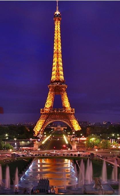 Appartement Tour Eiffel Terrasse Vue Seine à Paris Extérieur photo