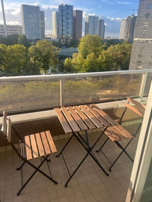 Appartement Tour Eiffel Terrasse Vue Seine à Paris Extérieur photo